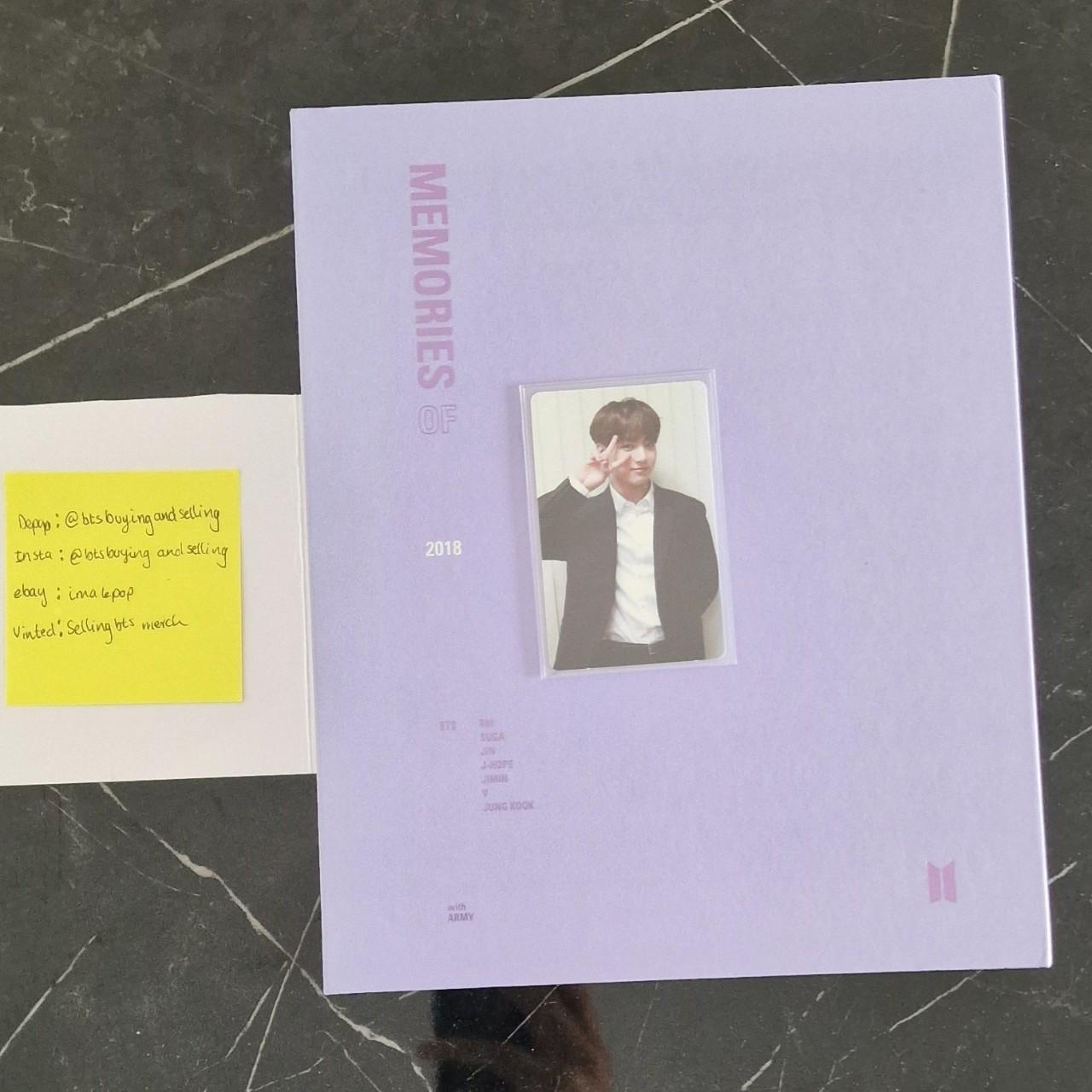 Official BTS Memories 2018 with Jungkook PC, Instant...