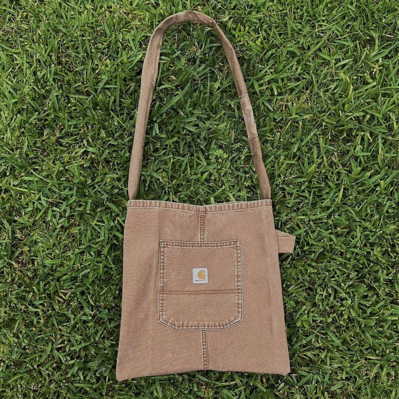 Vintage Upcycled Carhartt Tote Bag Bag Length 14 Depop