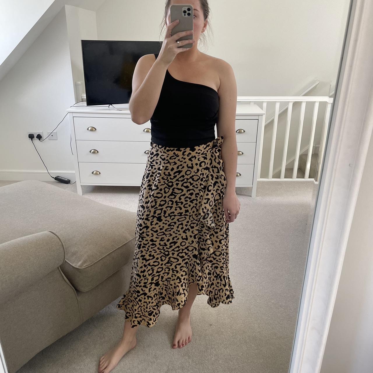 Eagle Outfitters Leopard Midi Slip Dress Abercrombie Fitch