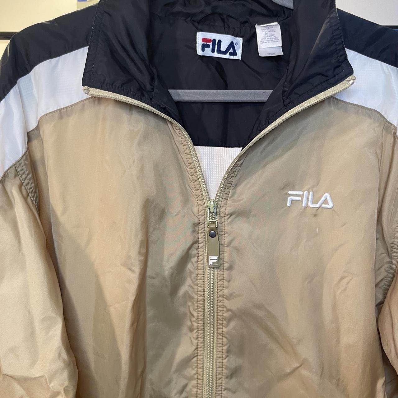 Vintage FILA Track Jacket Size Medium - Depop