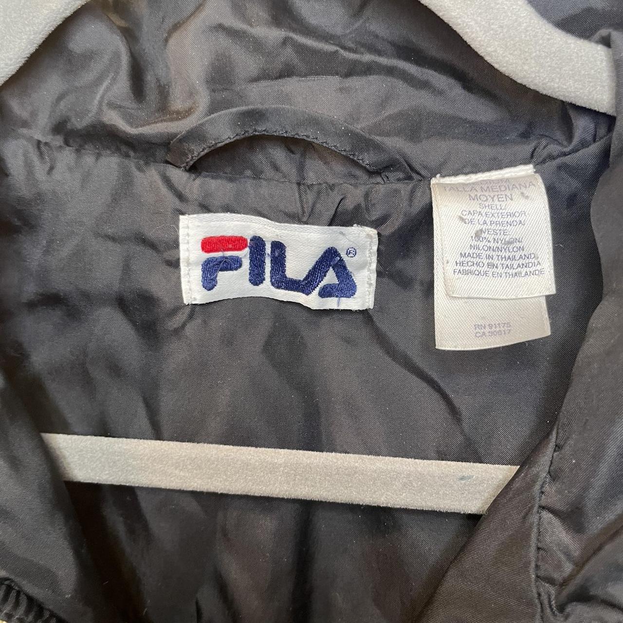 Vintage FILA Track Jacket Size Medium - Depop