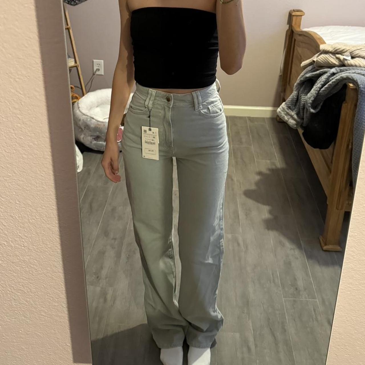 Zara high waisted jeans -BNWT -fits me too tight, - Depop