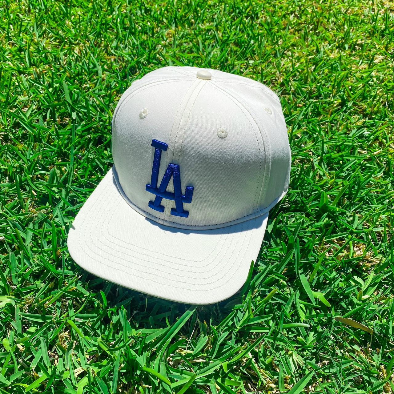 New Era Dodgers Throwback Pinstripe T-Shirt - Men's