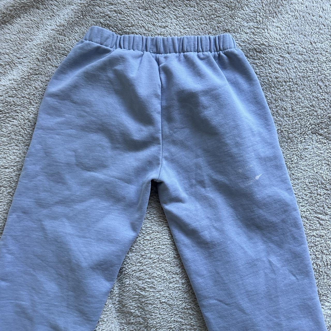 light blue new york brandy melville sweatpants has... Depop