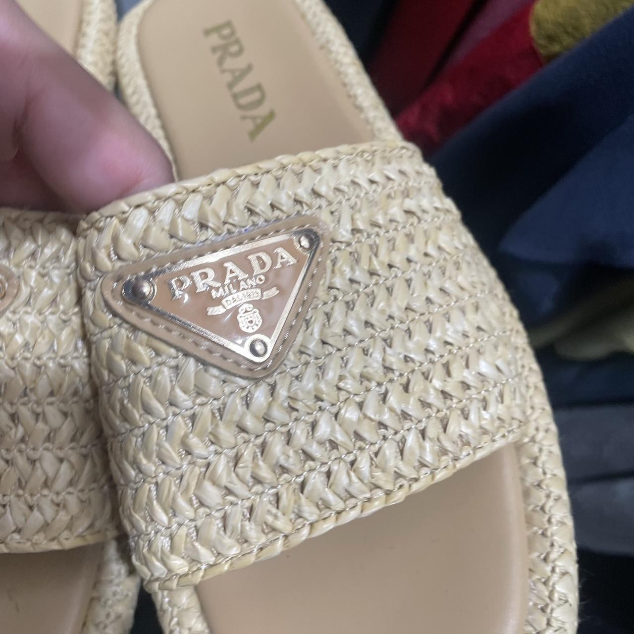 Prada Women's Slides - Tan/Cream - US 8 – Prada c… - image 4