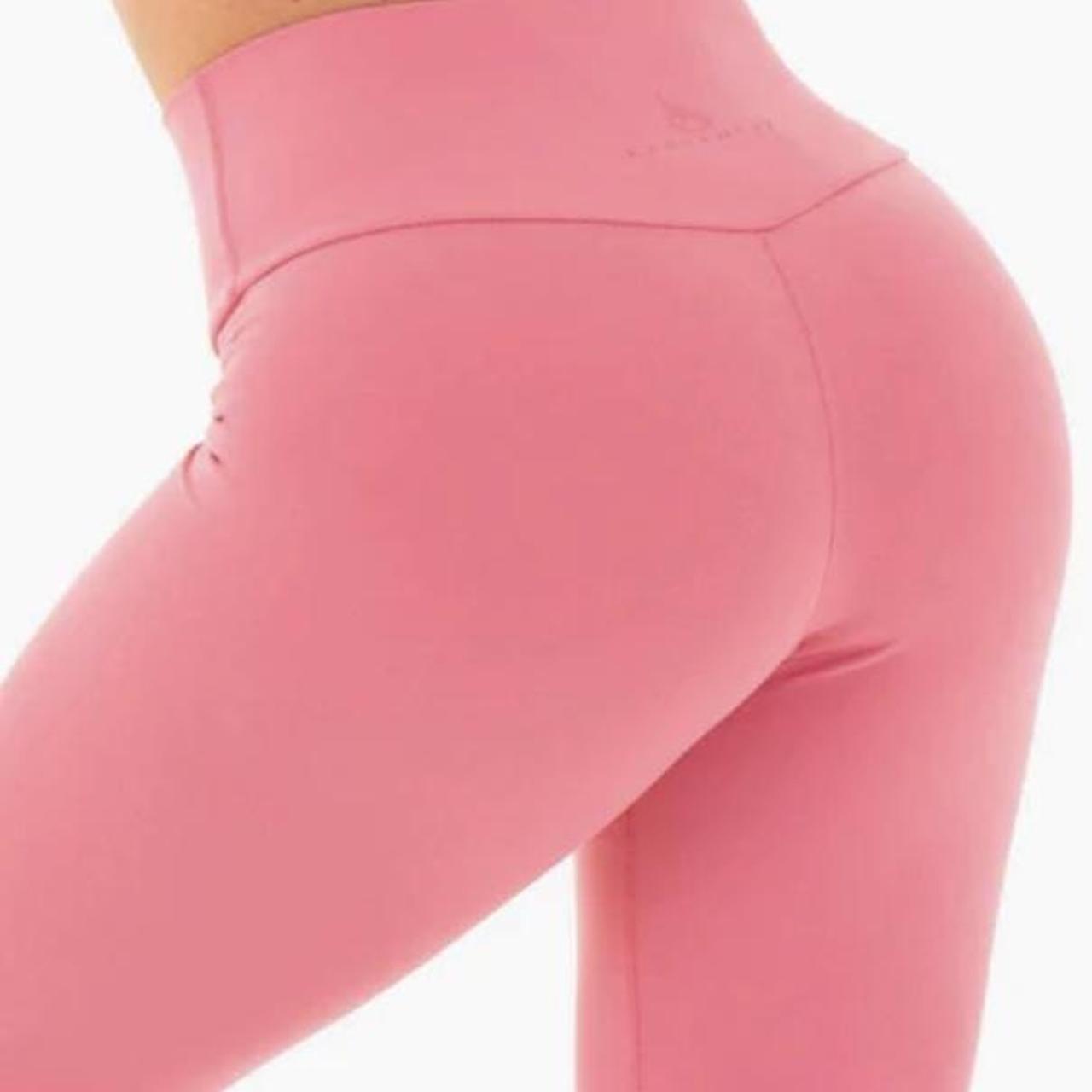 Gymshark Workout Leggings Light Pink High Waist With - Depop