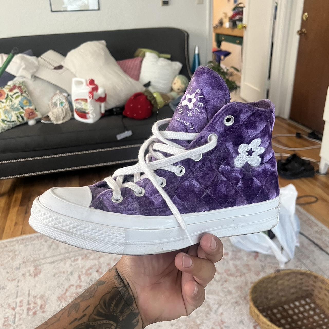 Purple golf le fleur converse size 6 men amazing. Depop