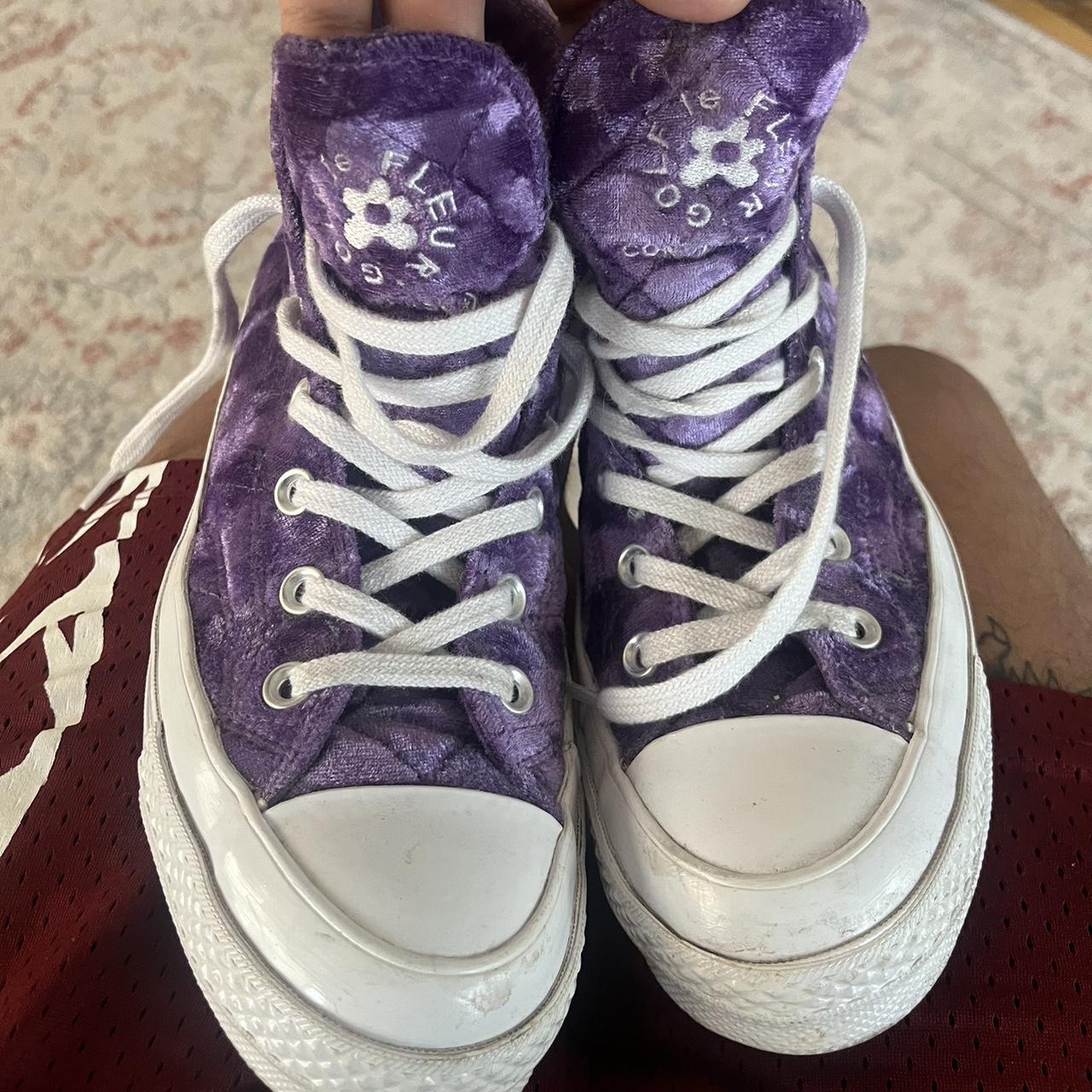 Converse golf le fleur purple best sale