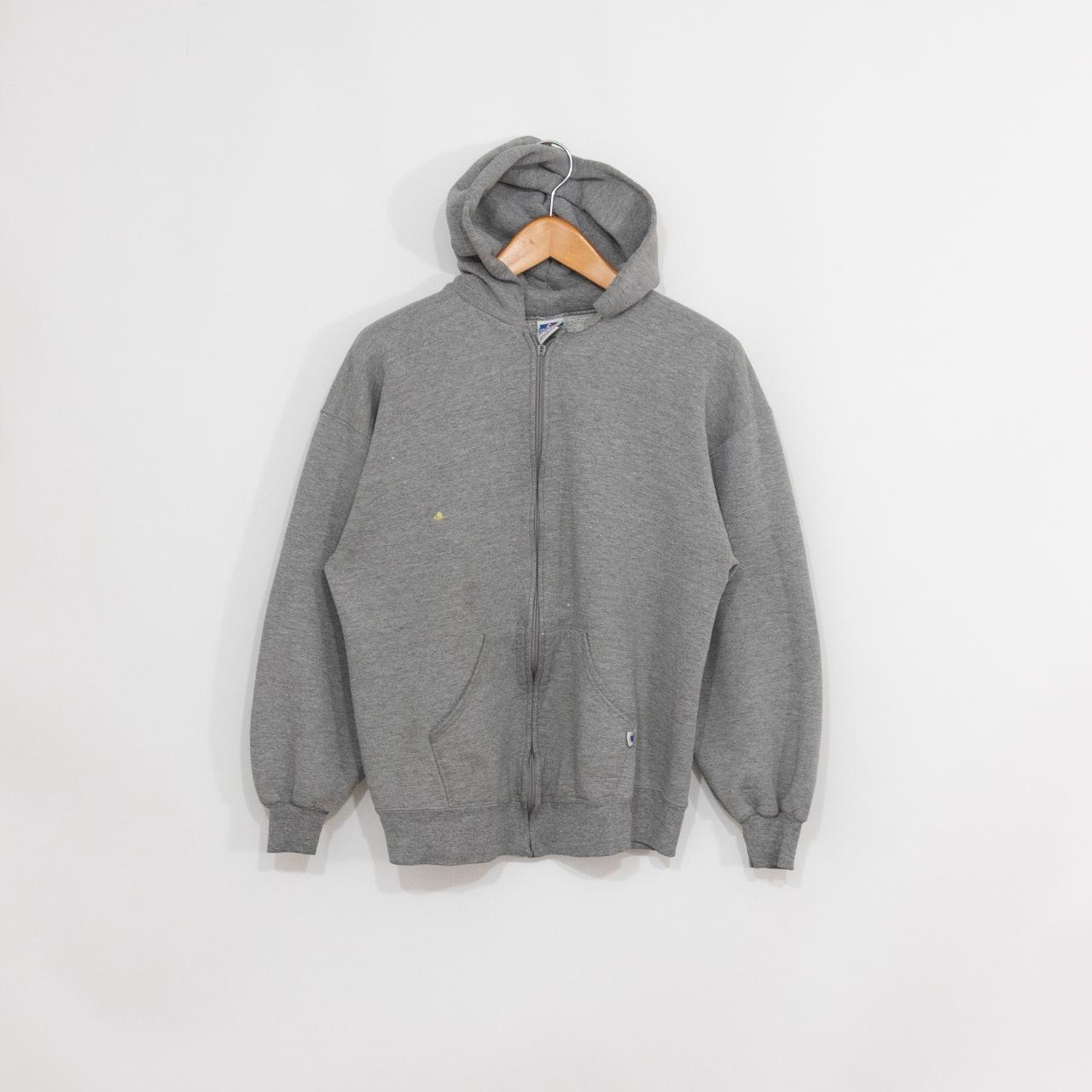 Russell Athletic Men's Grey Hoodie | Depop