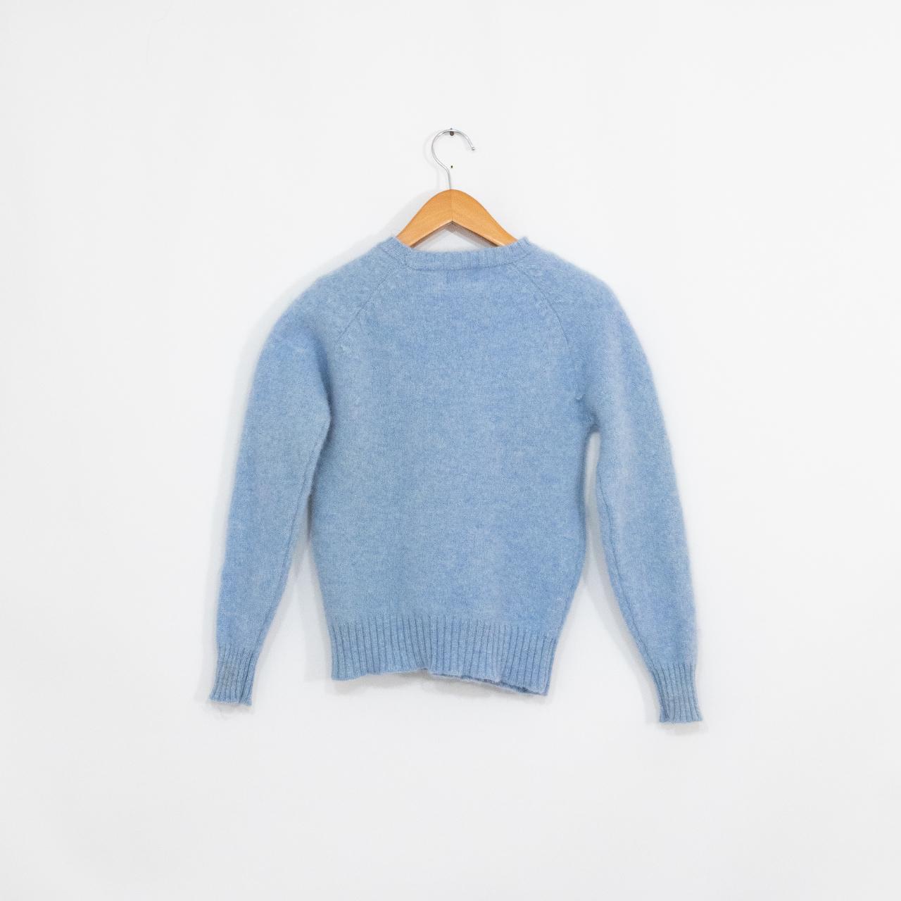 American Vintage Men's Blue Jumper | Depop