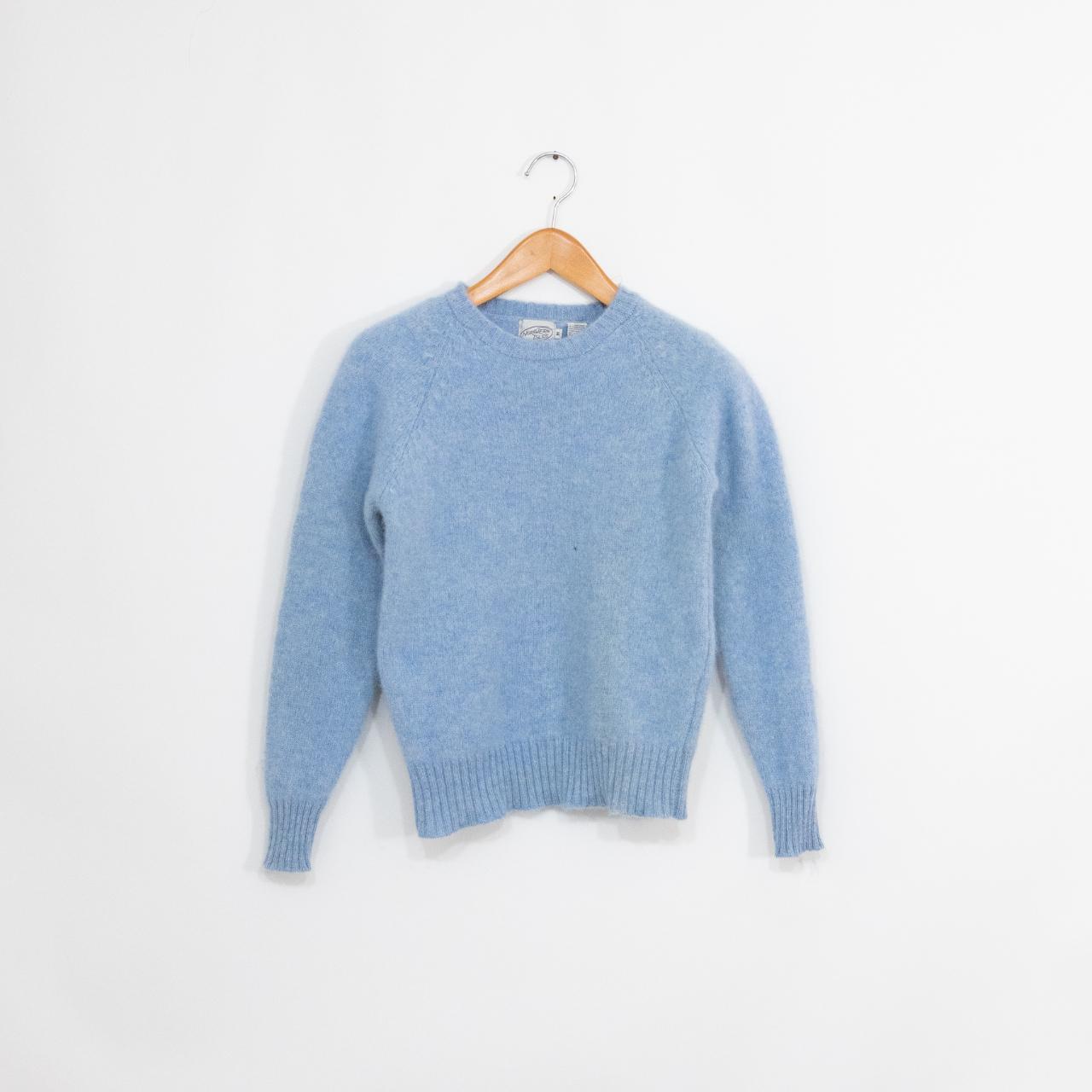 American Vintage Men's Blue Jumper | Depop