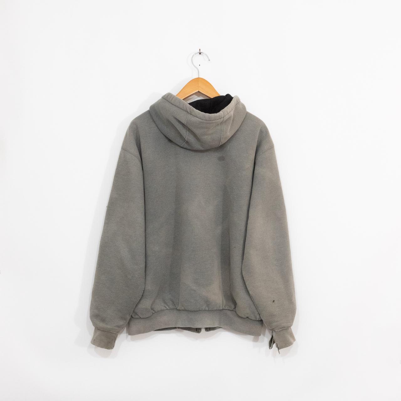 Carhartt Men's Grey Hoodie Depop