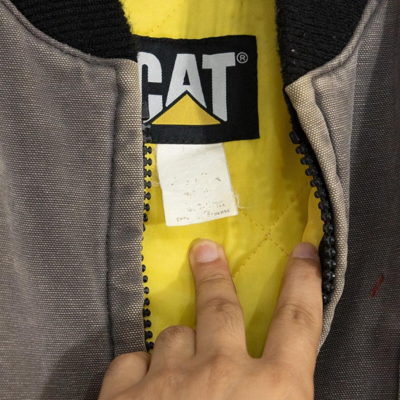 Vintage Caterpillar Workwear Zip Up Chore... Depop