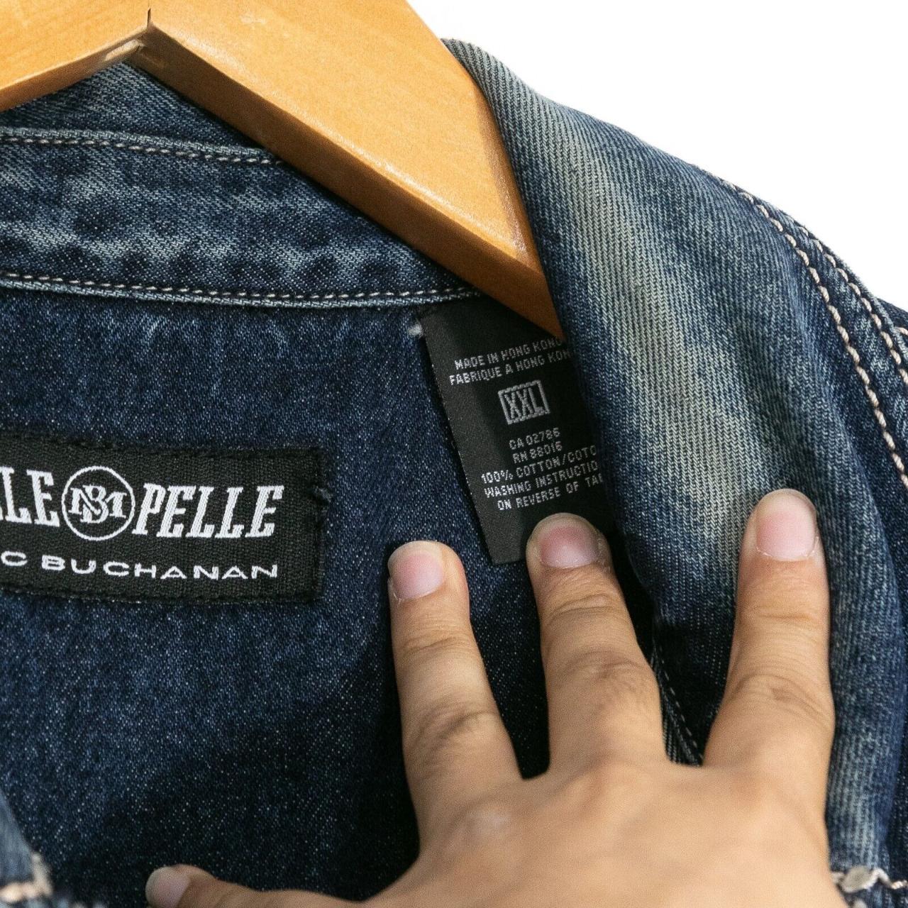 Vintage 2000s Pelle Pelle Denim Jacket. Has | Depop