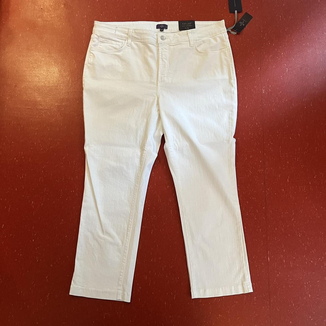 NOT YOUR DAUGHTERS JEANS brand new white jeans, size... - Depop