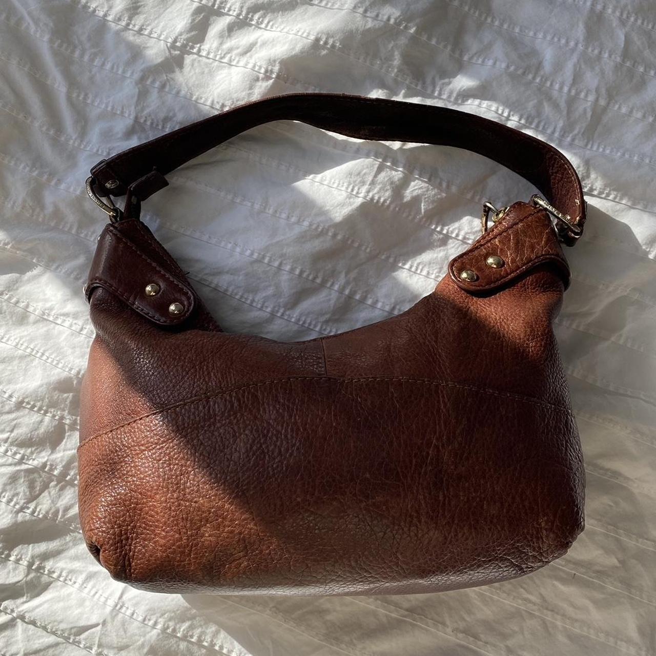 Vintage etienne aigner leather hobo bag