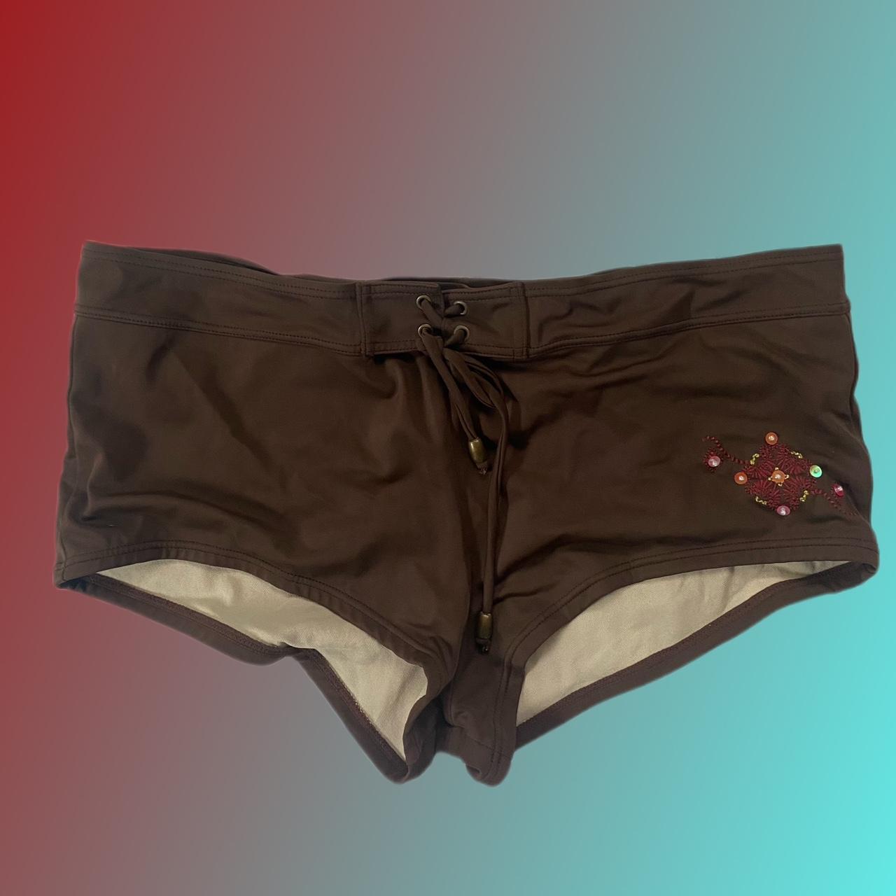 No Boundaries Women's Brown Bikiniandtankinibottoms Depop