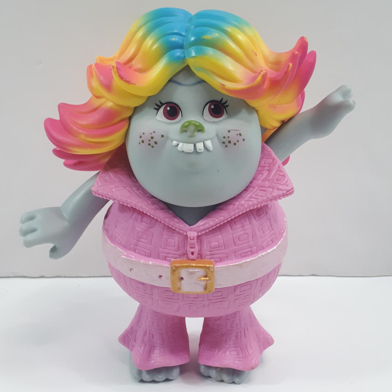 TROLLS DOLL BRIDGET LADY GLITTER SPARKLES NO ROLLER... - Depop