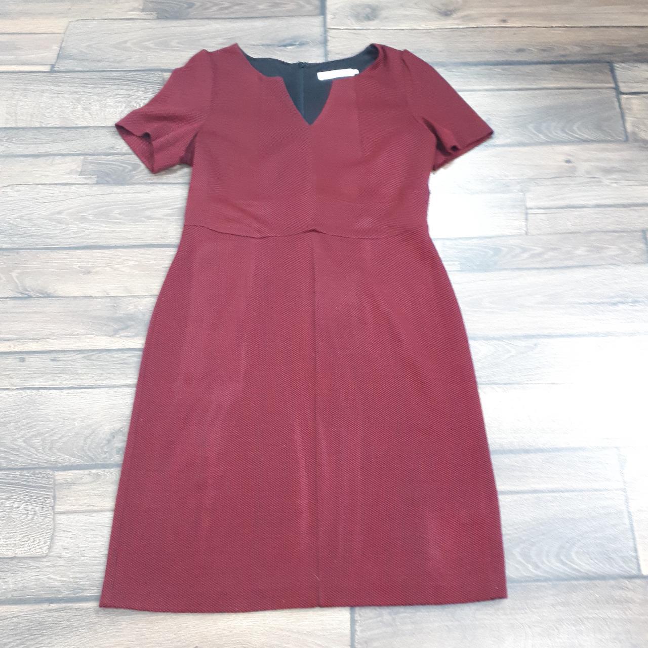 JOHN LEWIS BLACK/RED SPOTTED DRESS SIZE UK... Depop