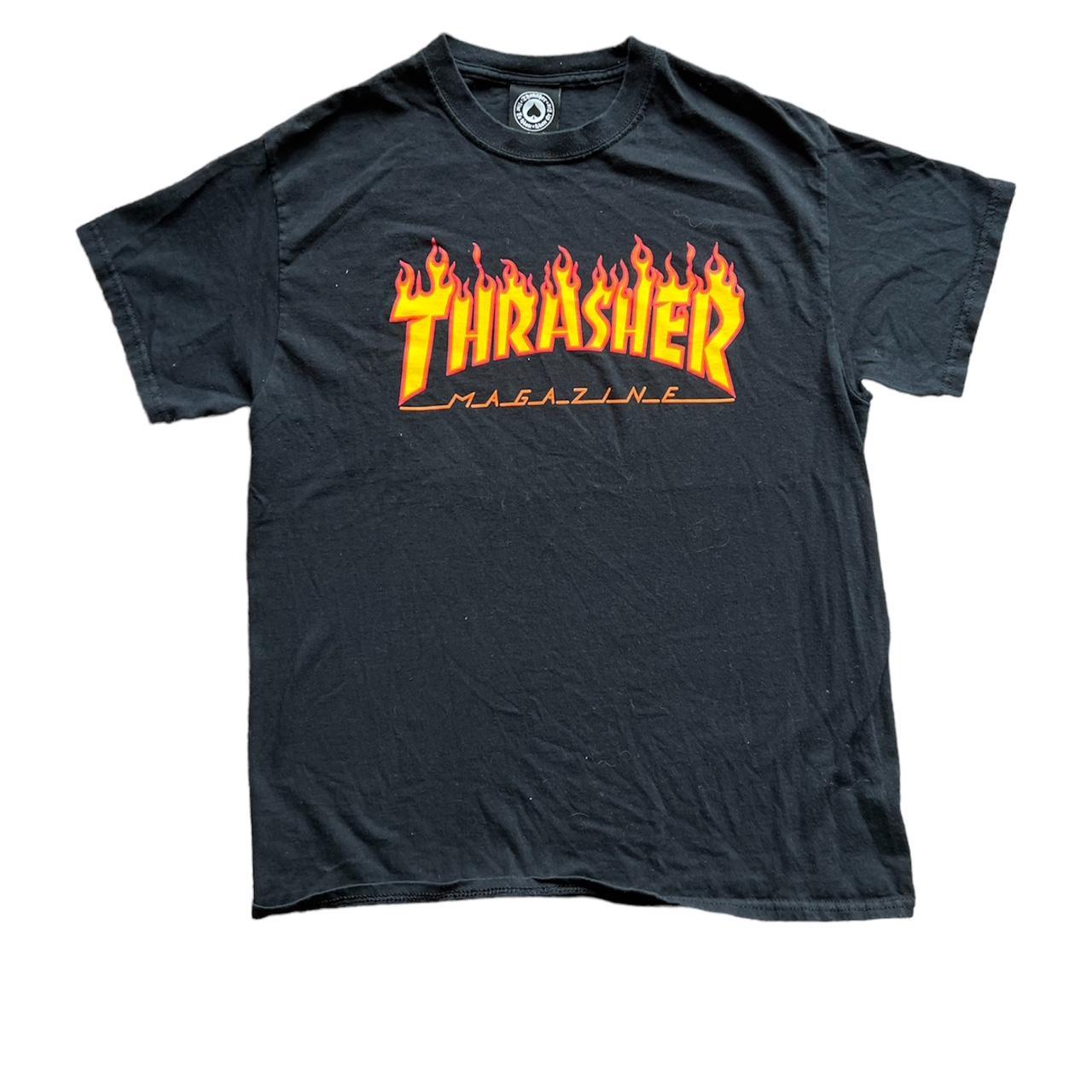 Thrasher Skateboard Shirt Description: Cool - Depop