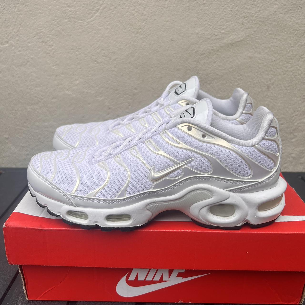 Nike air max plus white womens size 4 euro 37.5 have... - Depop