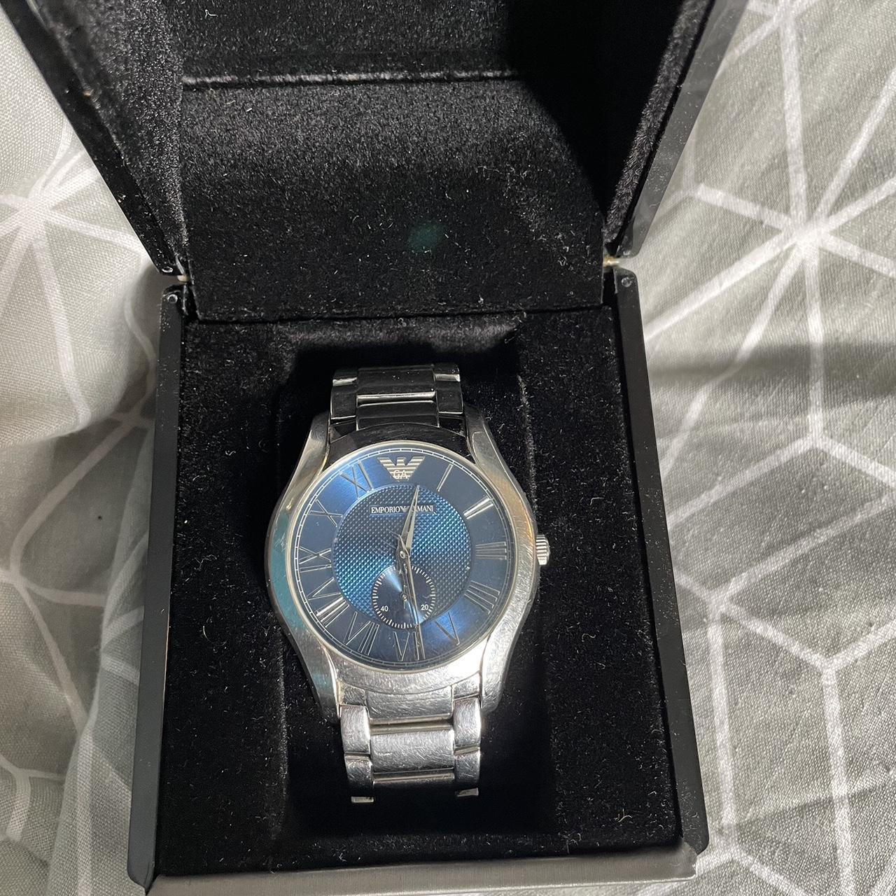 Men’s Emporio Armani watch Blue face PayPal if... Depop