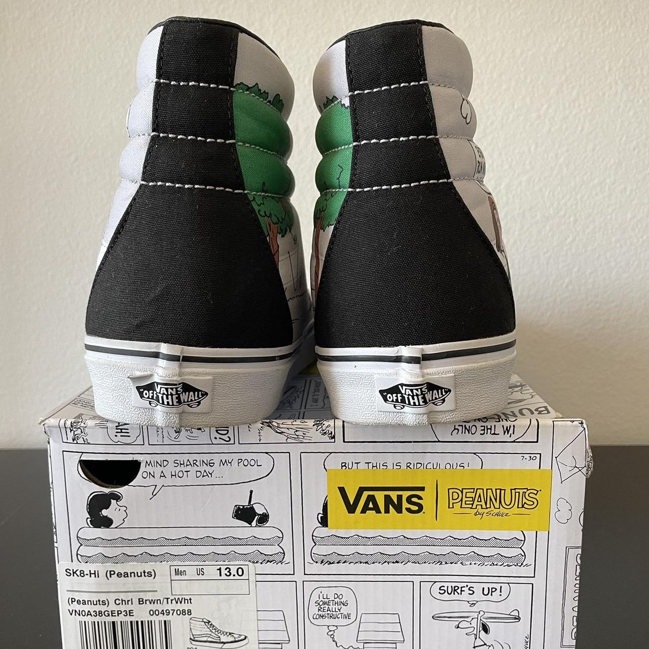 Vans x Peanuts Sk8 Hi Charlie Brown Comic Journeys. Depop