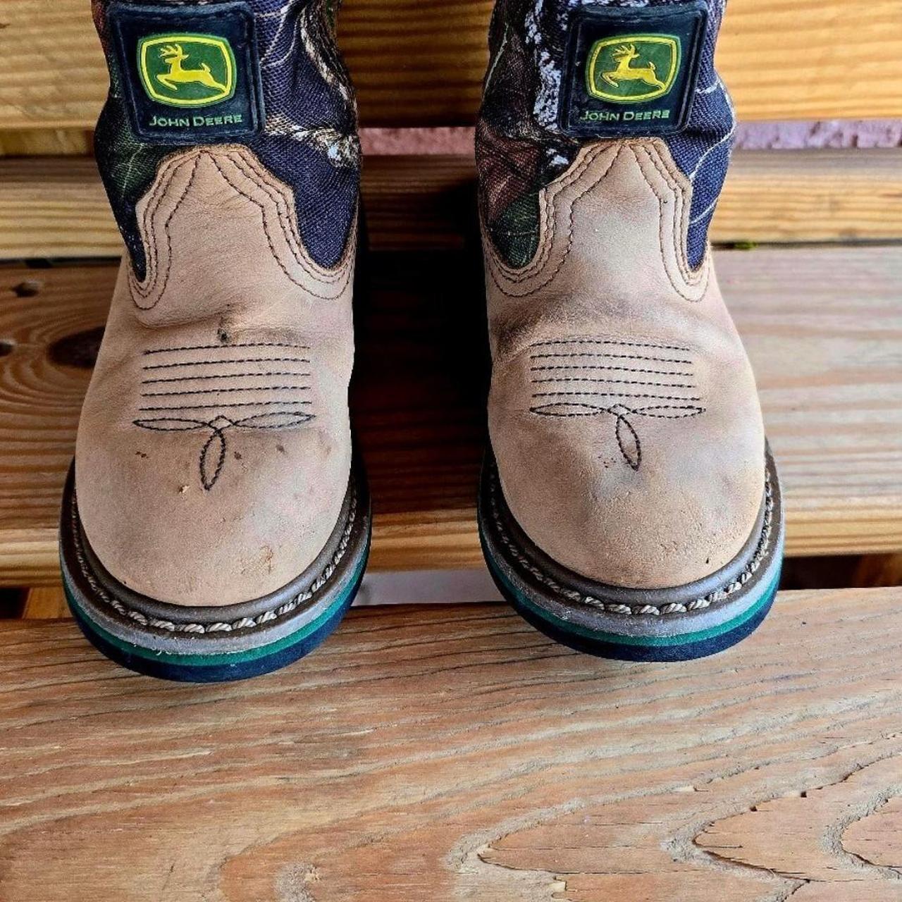 Toddler John Deere boots some wear but still have