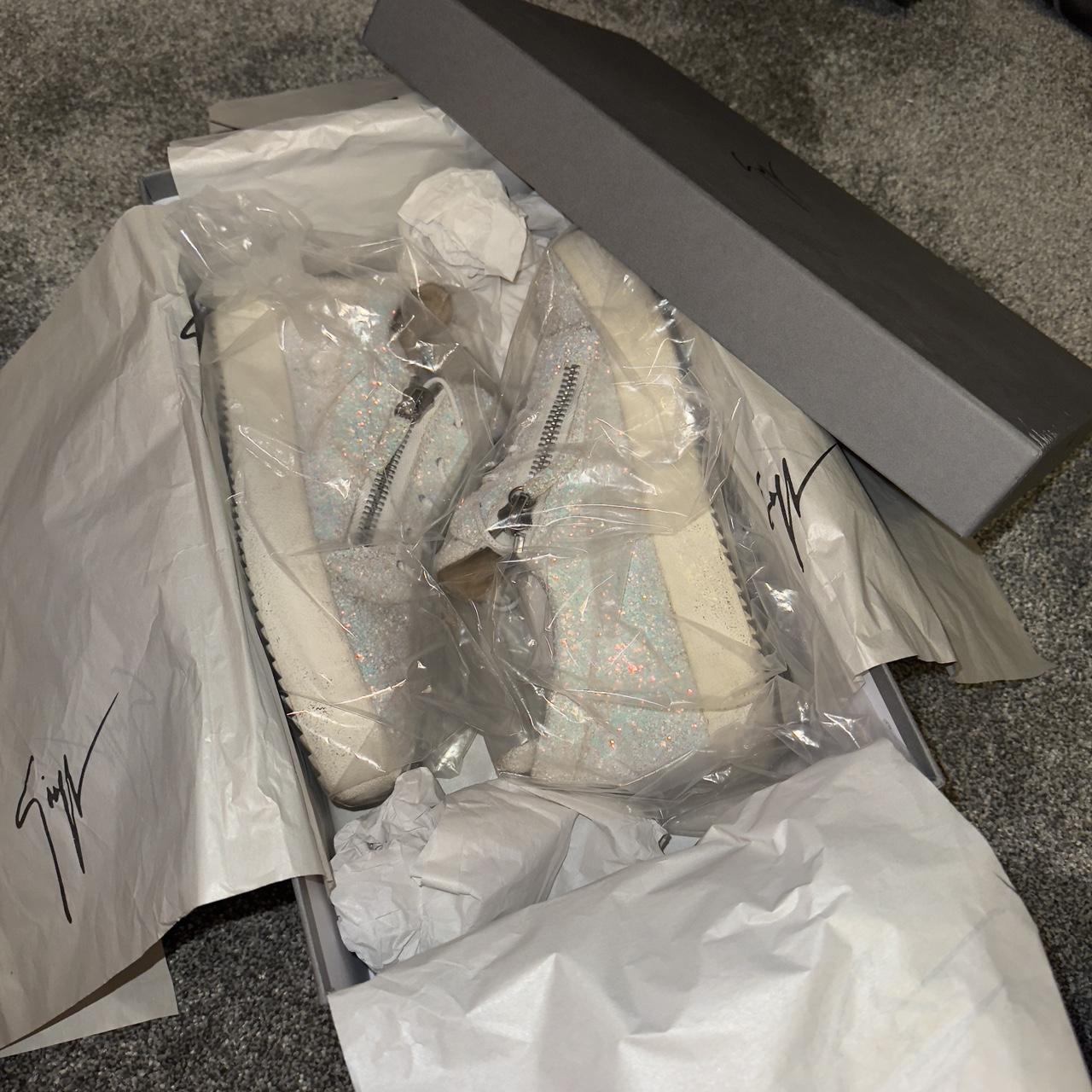 Giuseppe Zanotti glitter zip Paid Depop