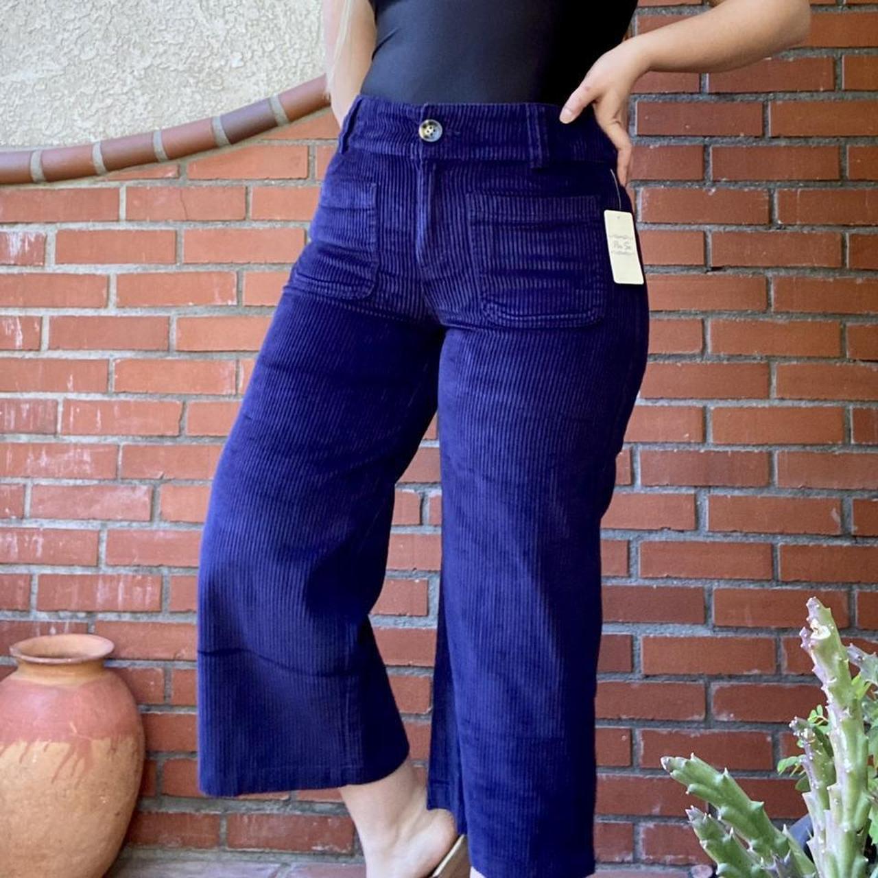 High Waisted Corduroy Wide Leg Pants Huge Shop Depop