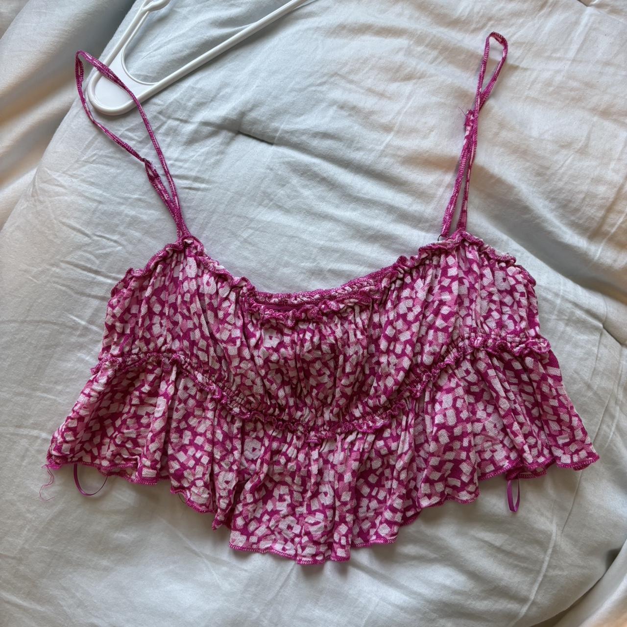 Isabelle’s pink ice top💕 Adjustable straps... Depop
