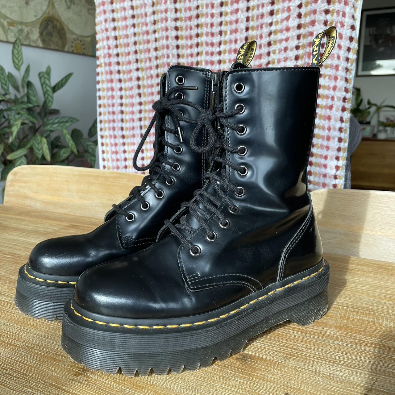Dr Martens Jadon platform boots size UK5/EU38 10... - Depop
