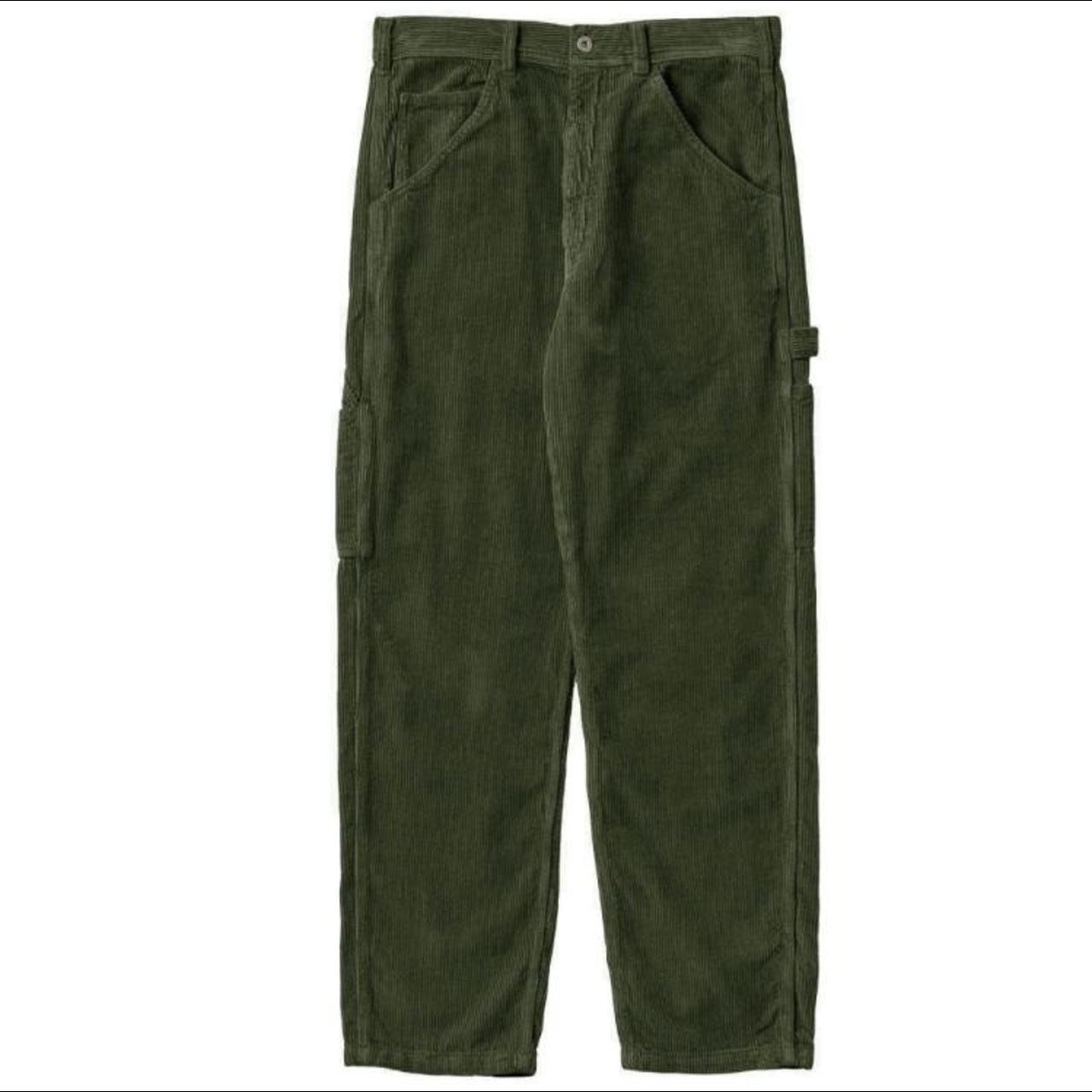 Stan Ray Women's Green and Khaki Trousers | Depop