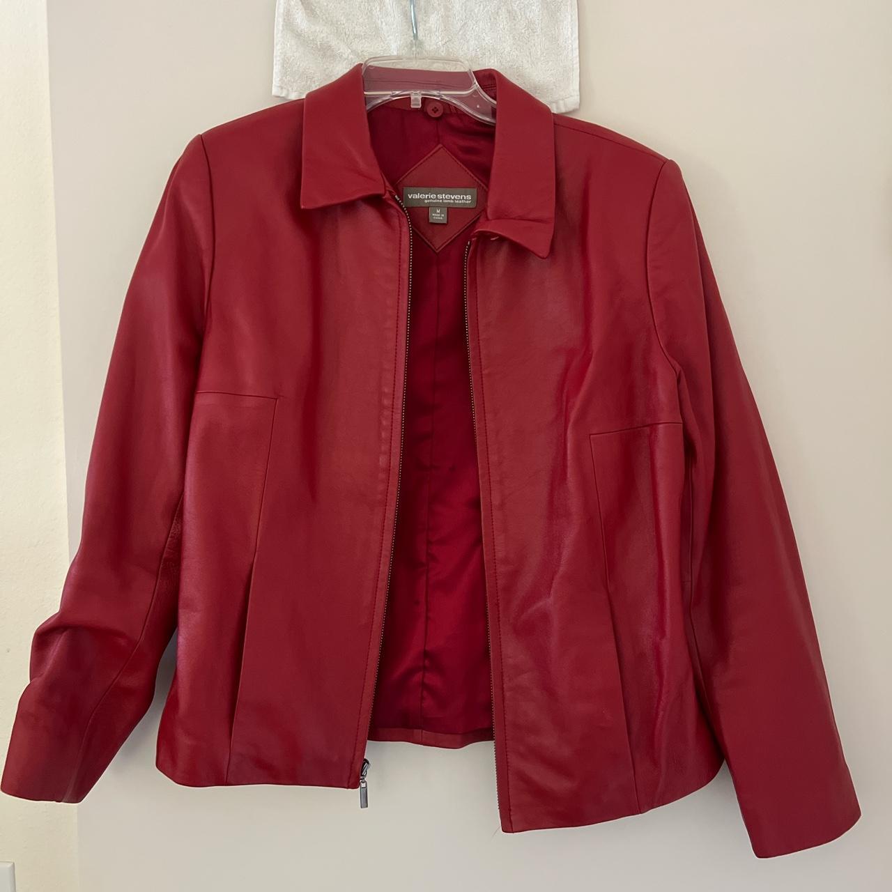 Women's Red Jacket Depop