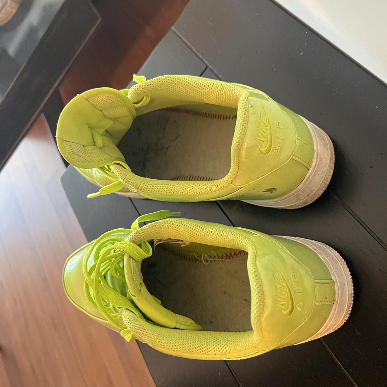 Nike Air Force 1 sneaker Beautiful neon green, - Depop