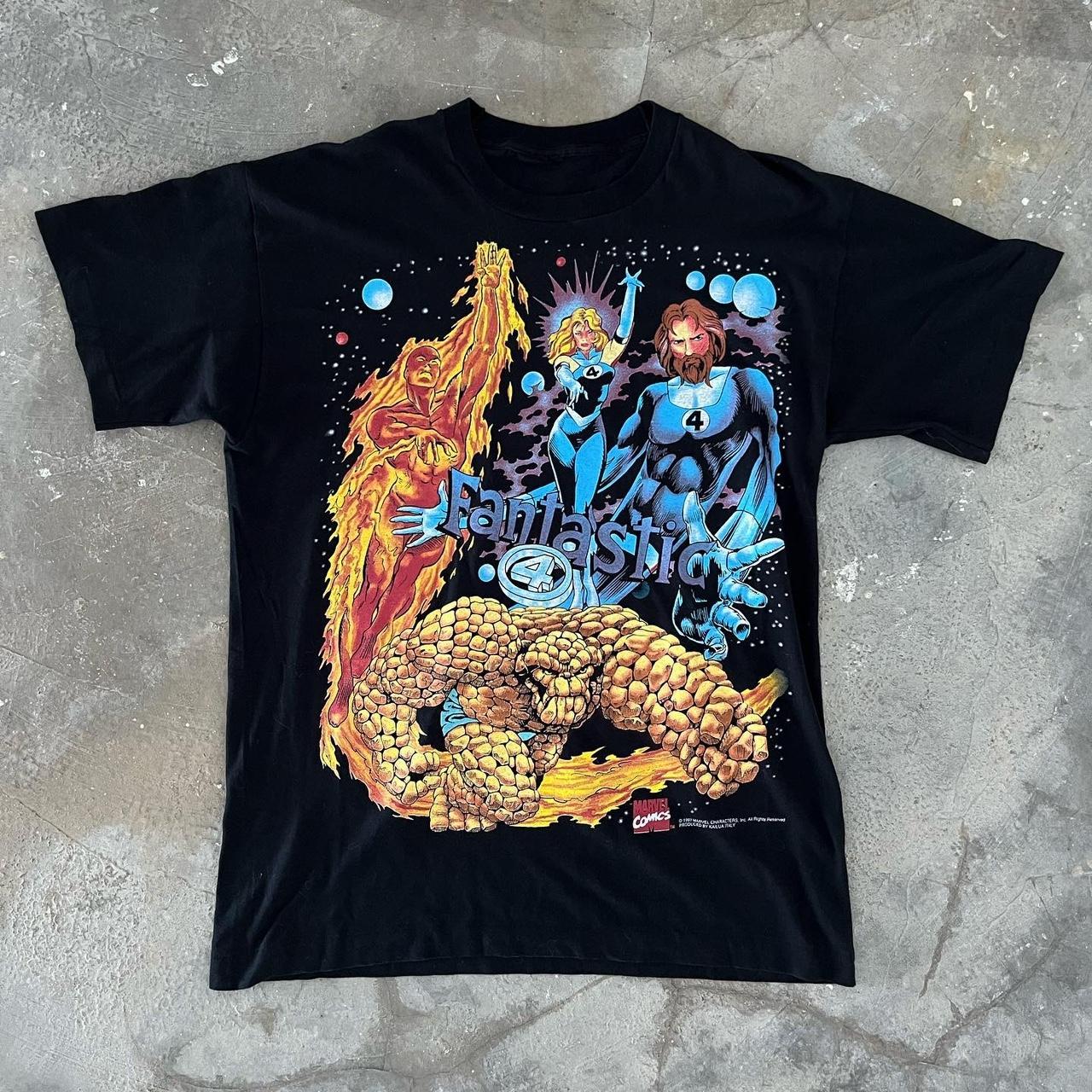 Vintage Marvel Fantastic Four Tshirt 1997 Kailua... - Depop