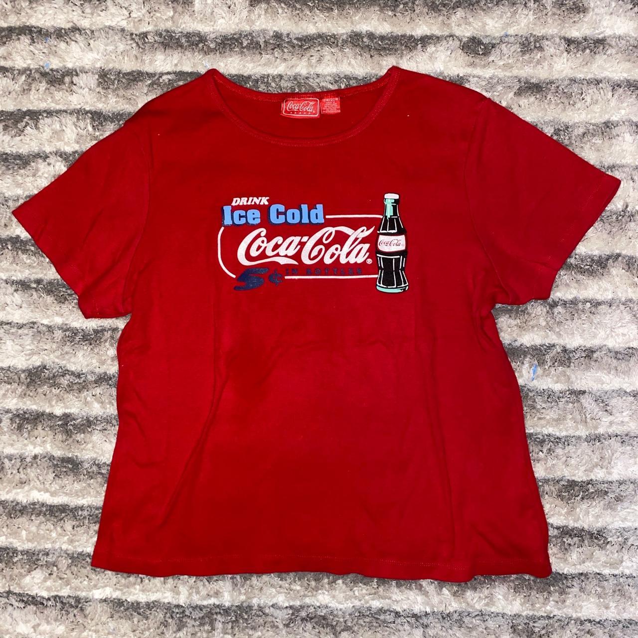 Coca Cola Women S Red Shirt Depop