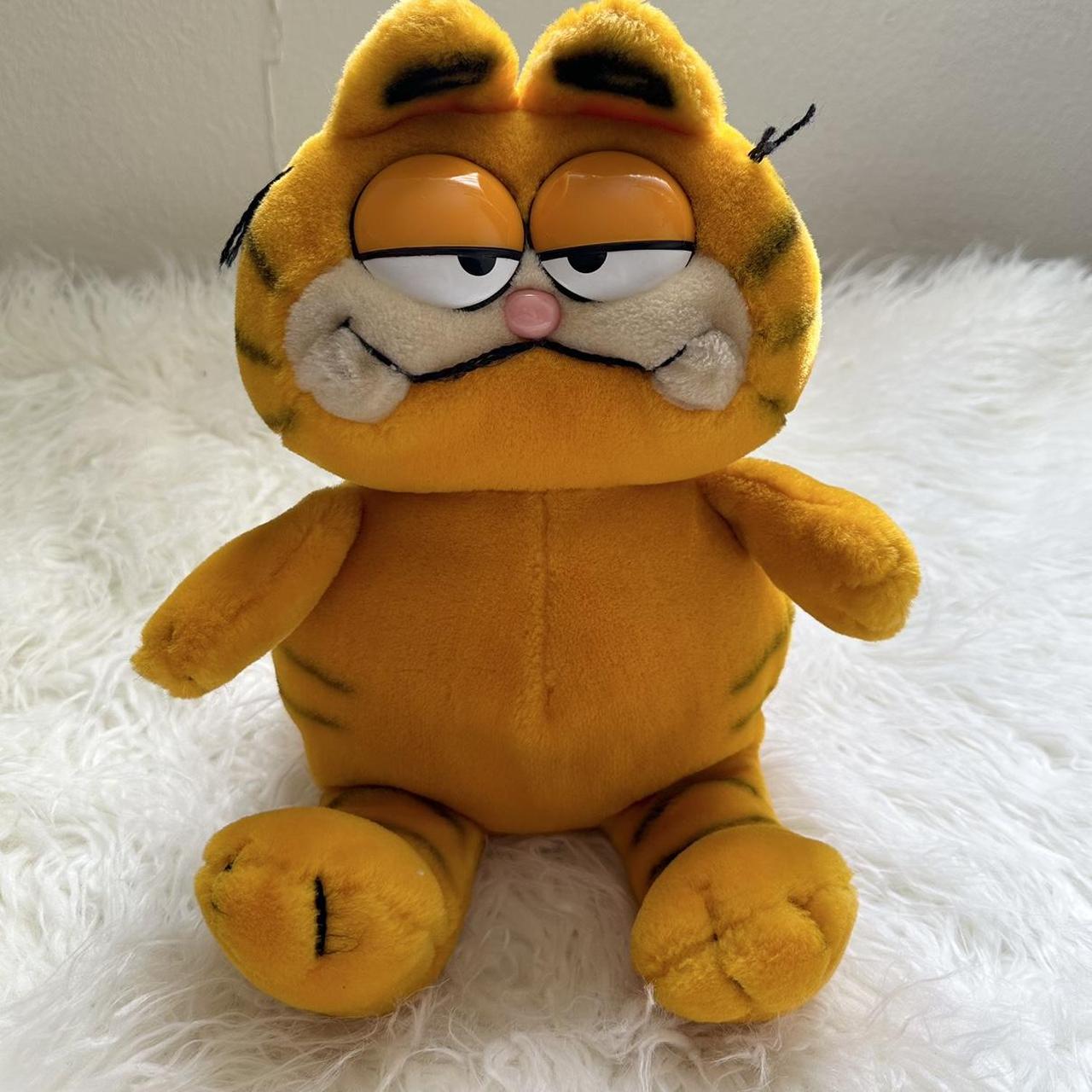 Vintage Rare Dakin 1978 1981 GARFIELD PLUSH STUFFED... - Depop