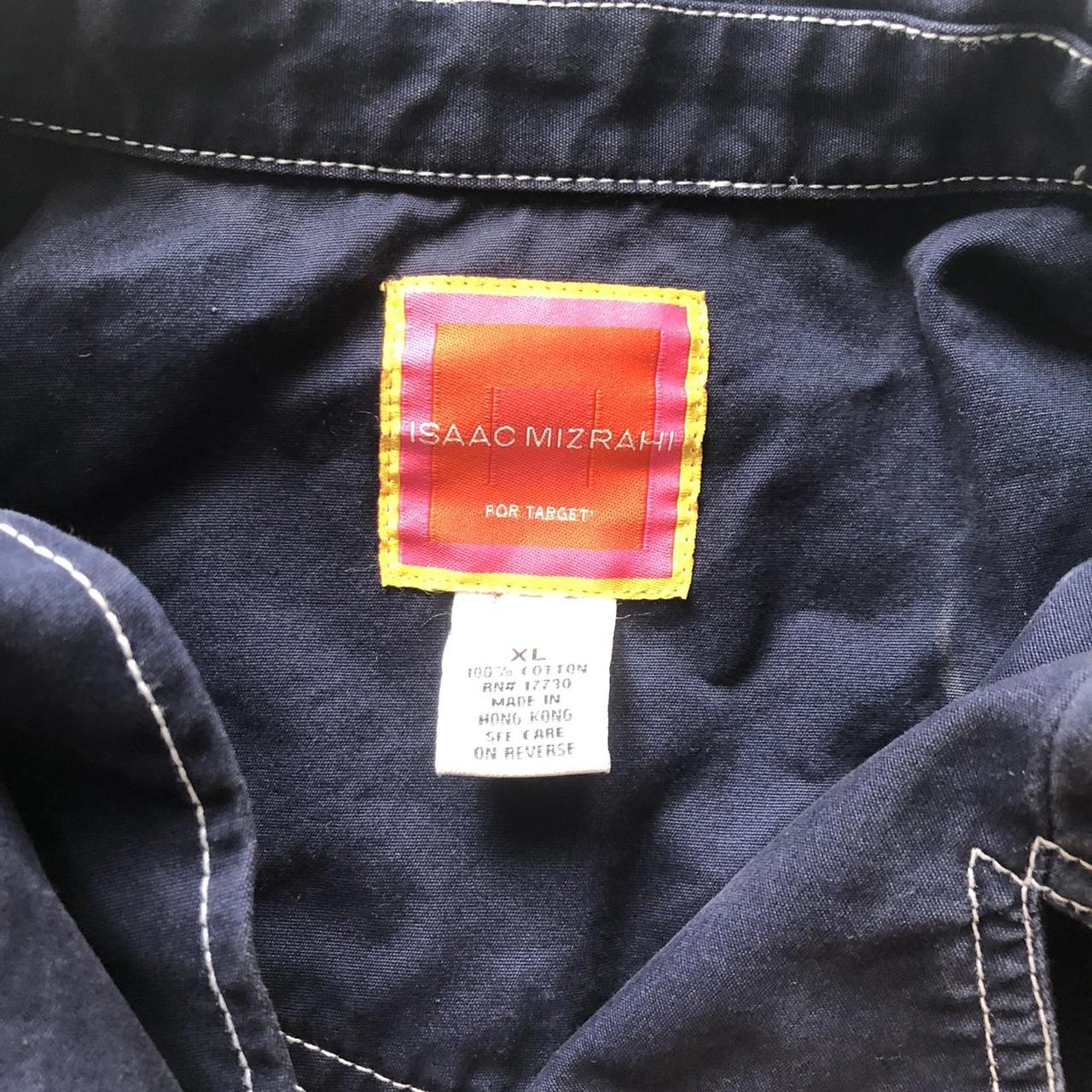 Jacket navy with white lined pockets. Early mid... - Depop