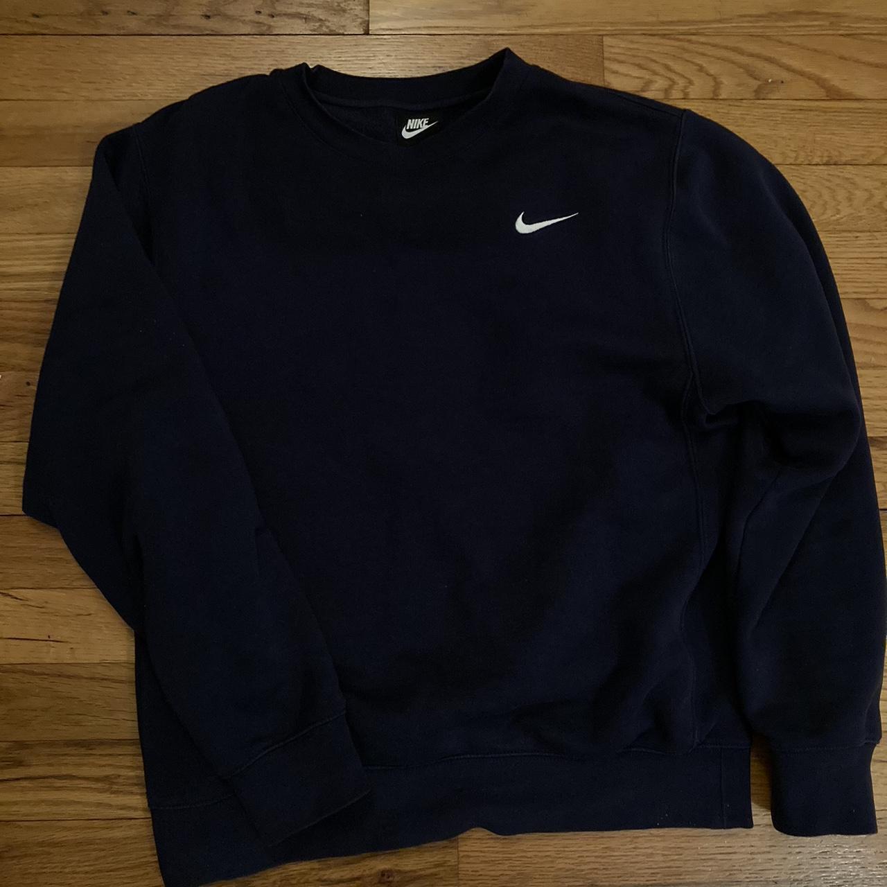 mens blue nike sweatshirt