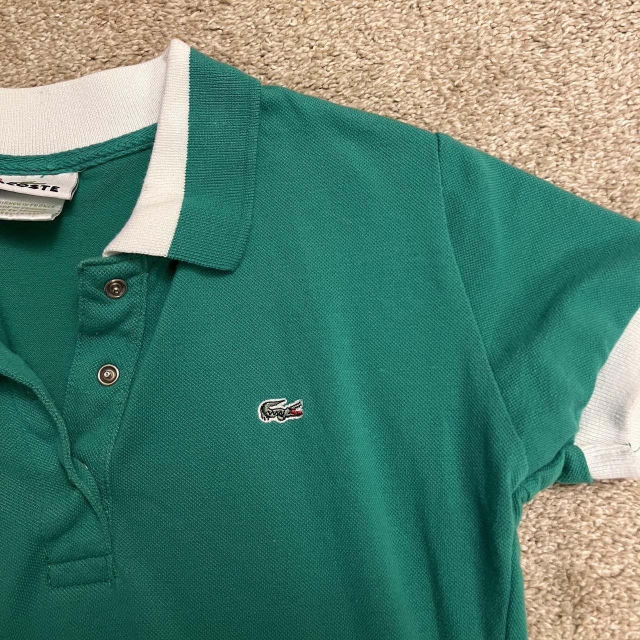 Cute Green Vintage LaCoste Shirt!! Perfect Condition! - Depop