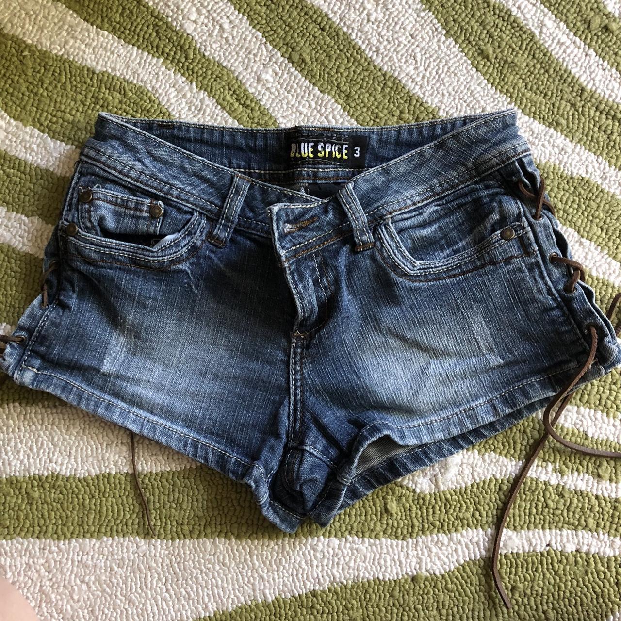 Blue spice deals denim shorts