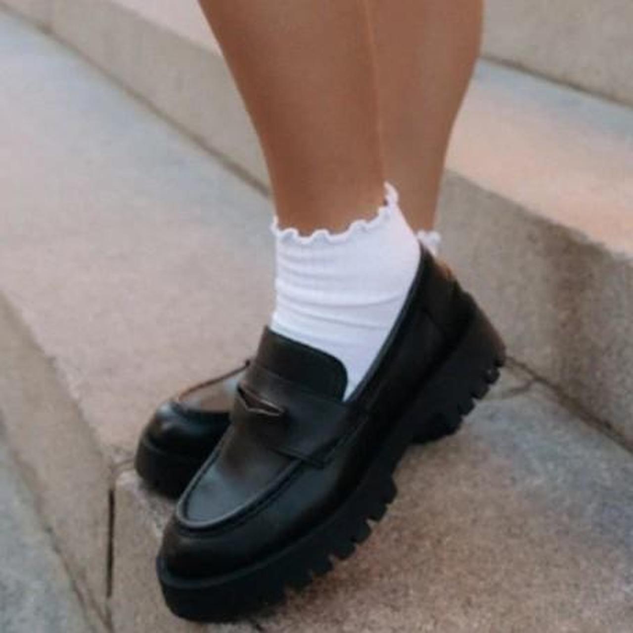 steve madden chunky loafers