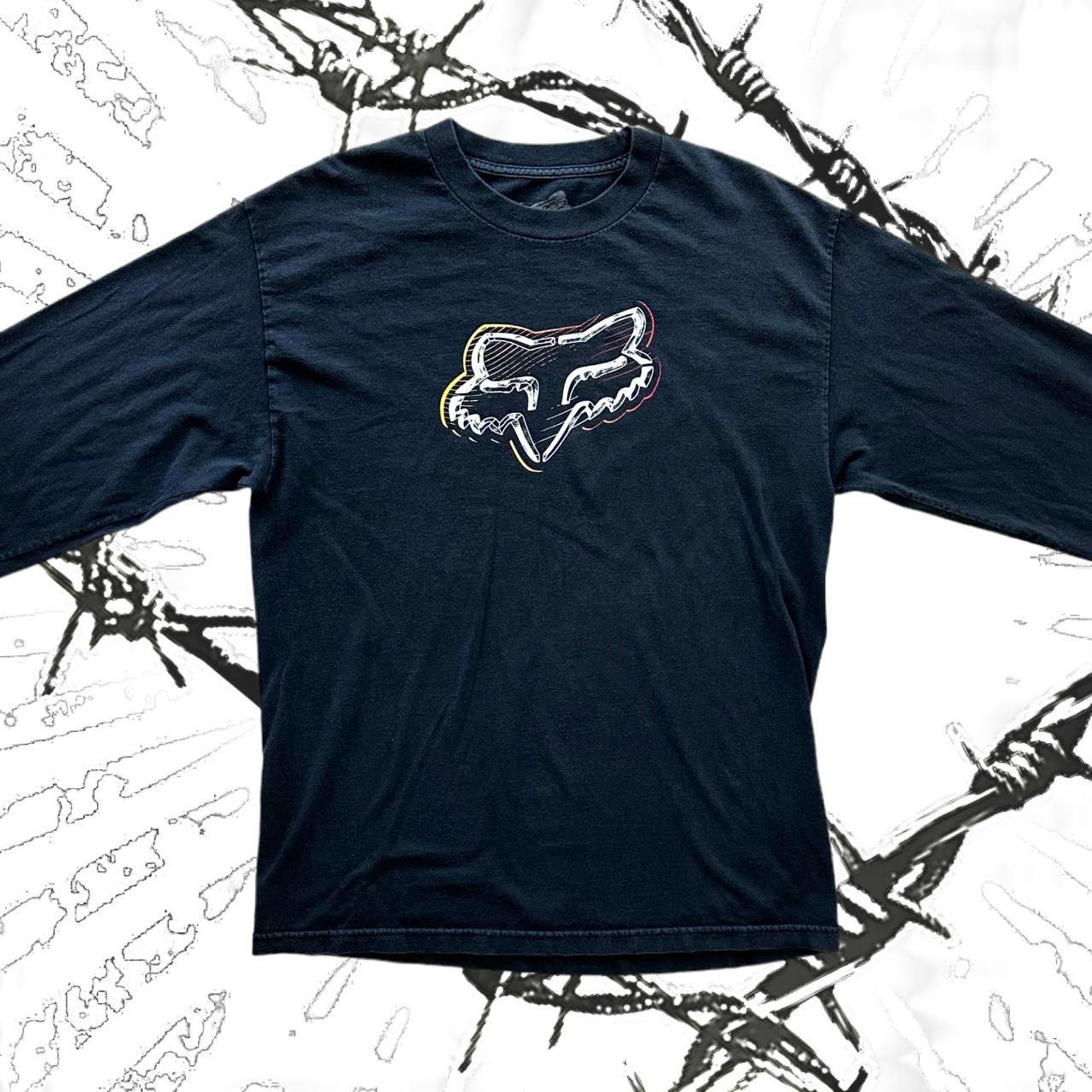 2000s FOX Long-sleeve Logo T-shirt, Fox Racing...