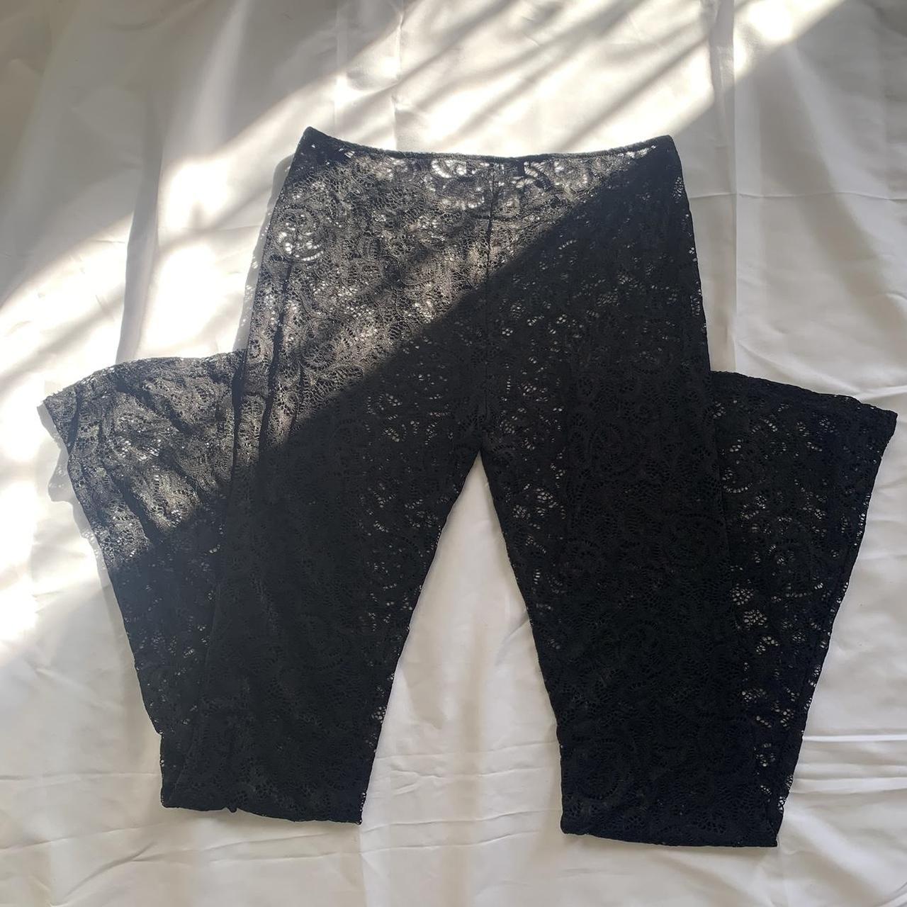 The Kript Lace Pants Size Large True To Size Has Depop