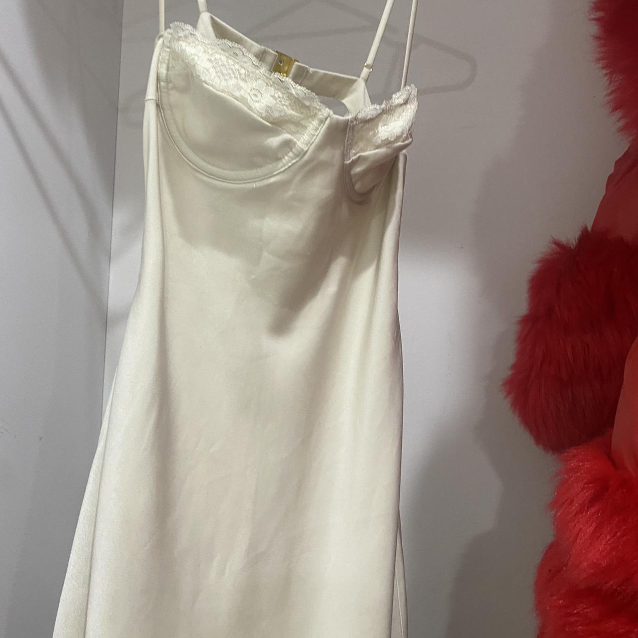 Mariana Cream Lace Bust Midi Dress – Beginning Boutique