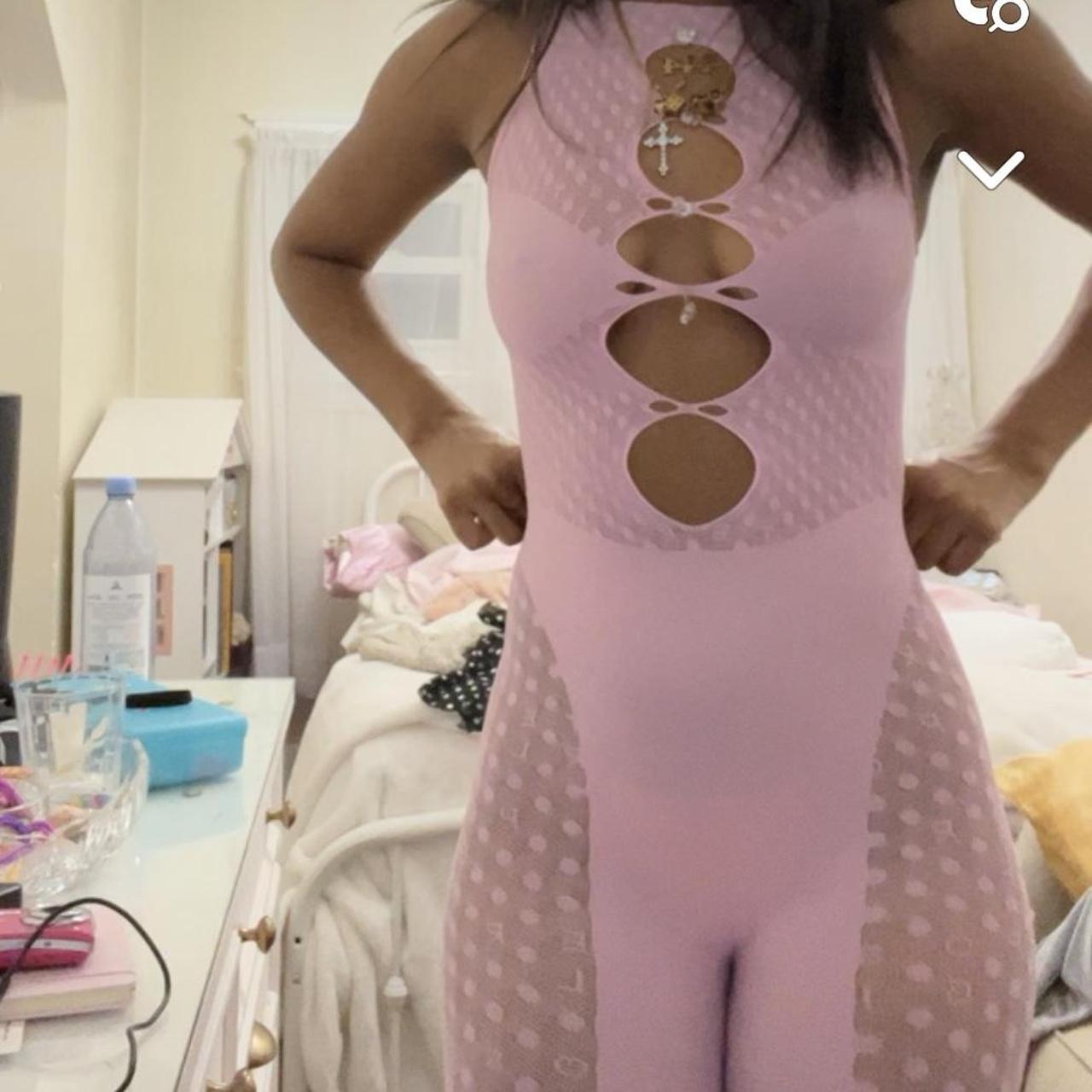 Poster girl pink Jetta jumpsuit. Bought from another... Depop