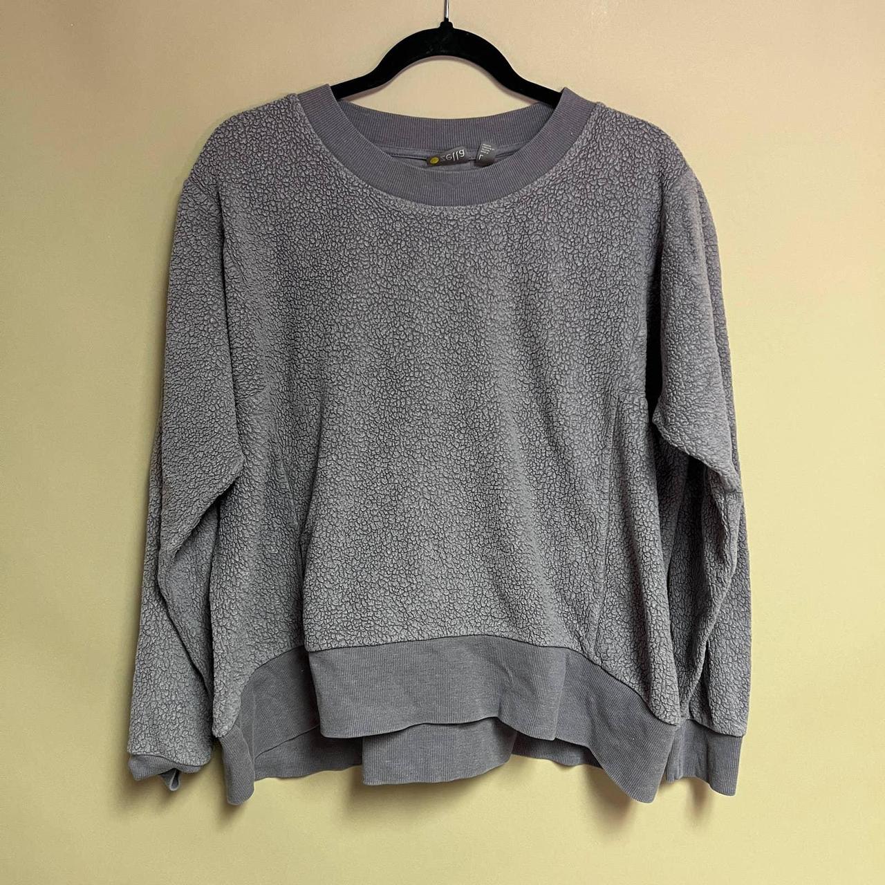 Zella harmony fleece top crewneck pullover