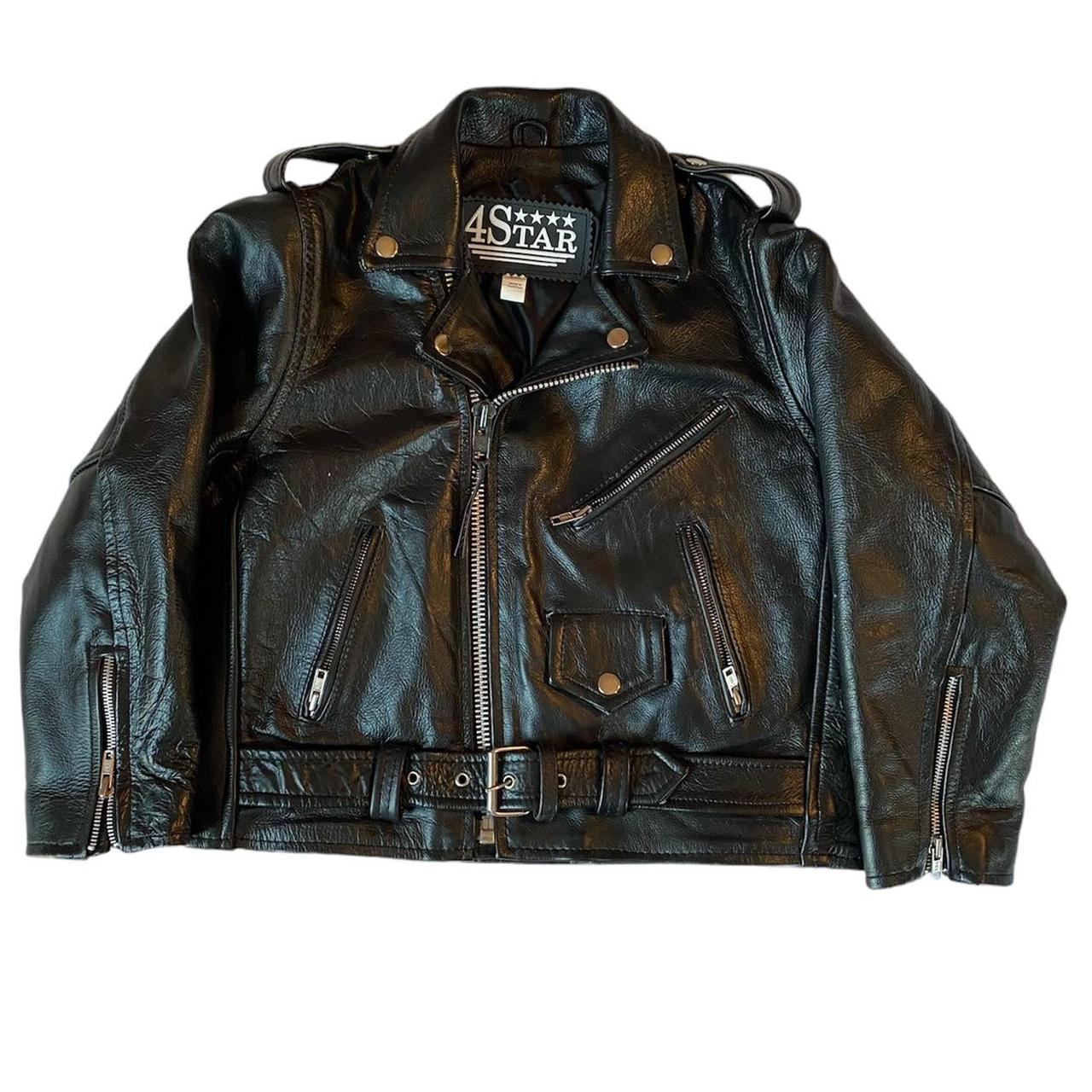 Kids Star Faux Leather Costume Biker Jacket Depop
