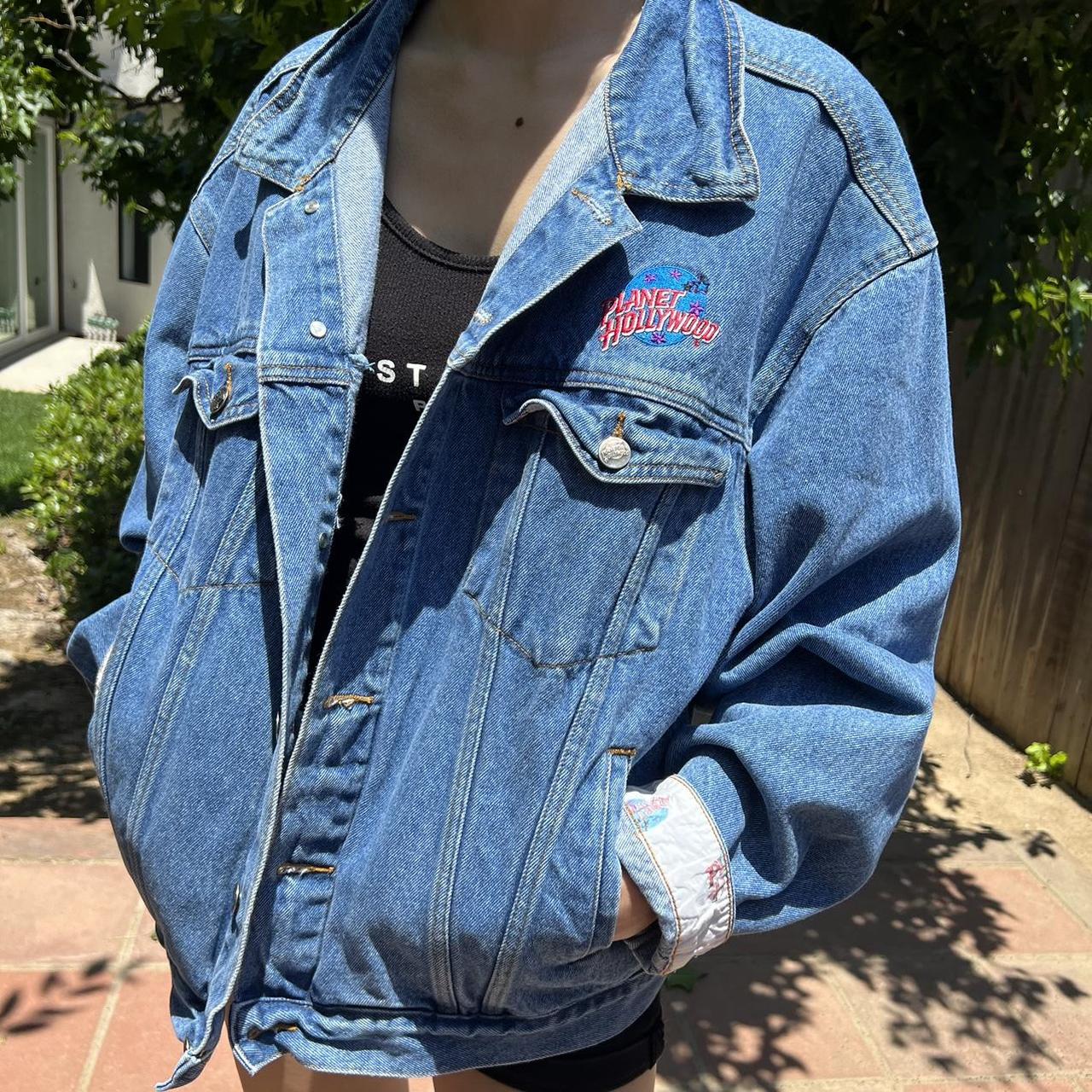 Planet Hollywood (Maui) Denim Jacket ️Pristine... - Depop